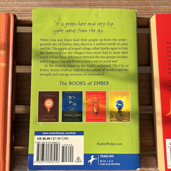 Jeanne DuPRAU 3 Books City of Embers The People of Sparks The Prophet of Yonwood - Picture 5 of 15